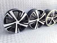 FELGI ALUMINIOWE PEUGEOT 508 3008 II 5008 7,5JX18 ET49 5X108 CZARNE -CNC