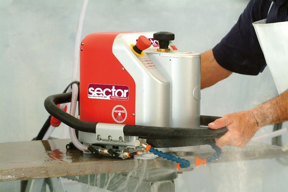 Polidora Portatil Topos Granito Marmore Ghines Sector Triple Speed