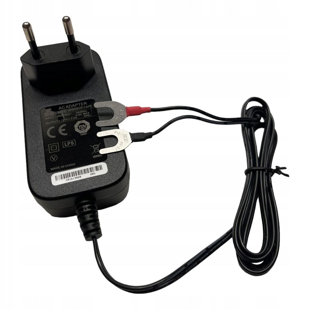 Zasilacz do pastucha elektryzatora 12/230V - uniwersalny, z widełkami!