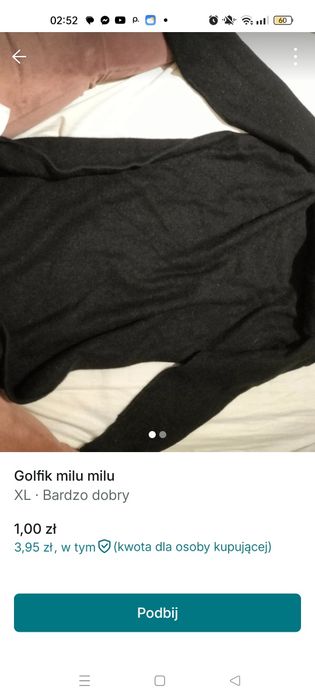 Golfik mięciutkie L