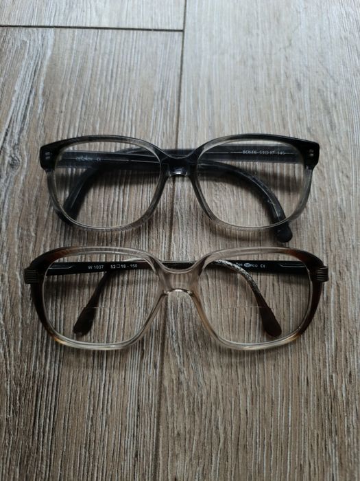 Okulary retro do wykorzystania oprawek 2 sztuki