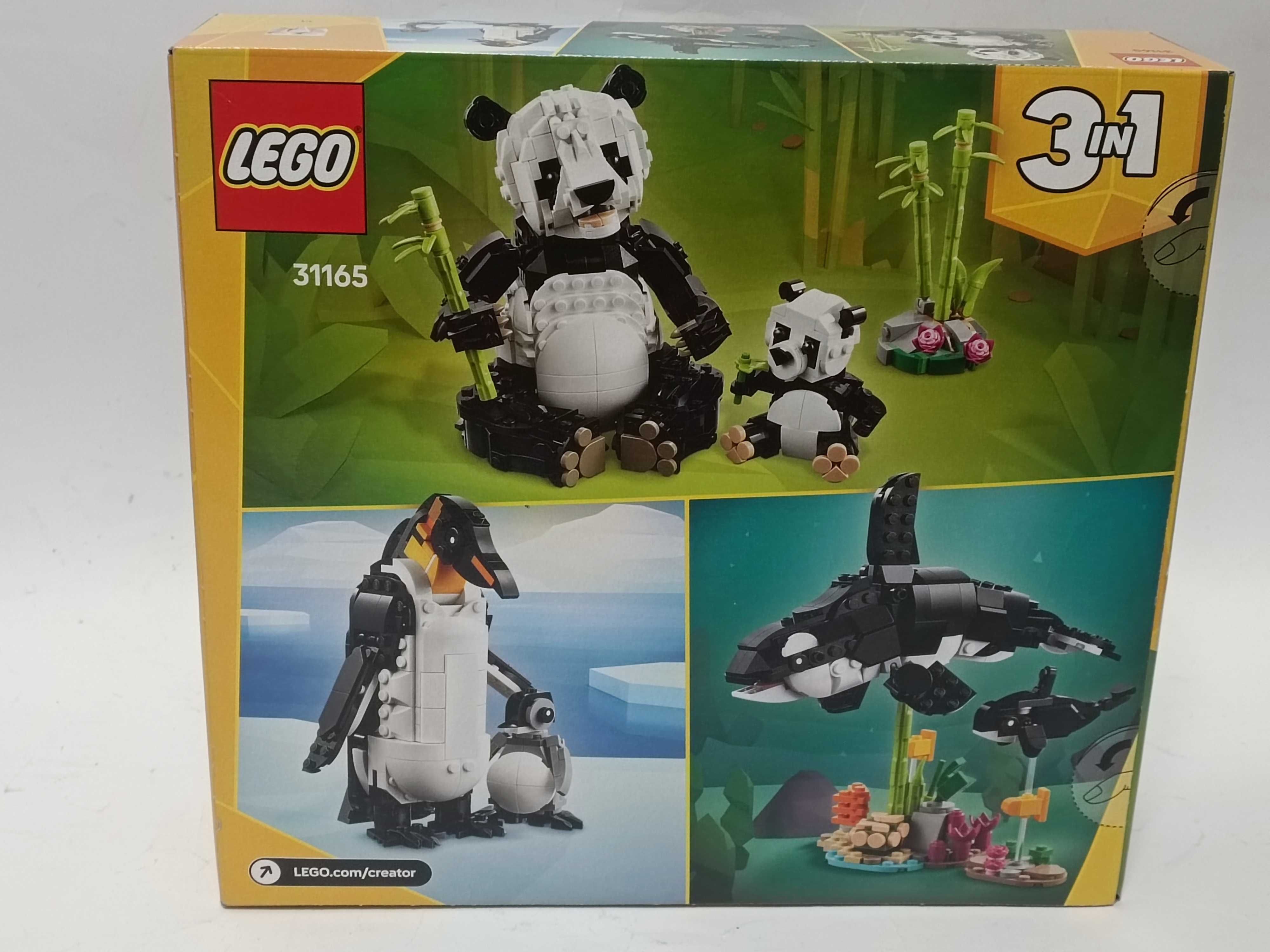 Lego Creator 31165 Dzikie Zwierzęta Rodzina Pand 3W1 500/06/25s 1