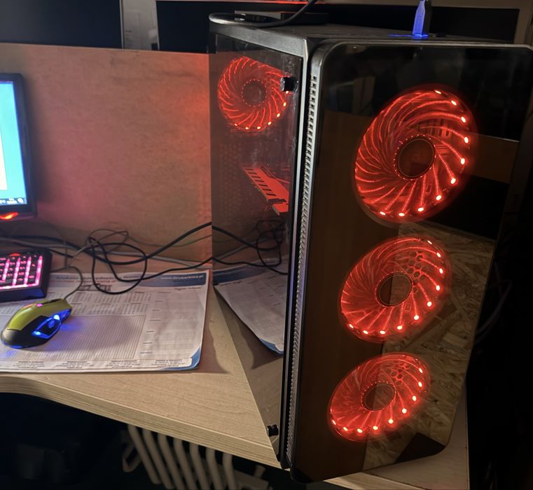 zestaw Gamingowy Razen 7,ram-16Gb,rx570-8Gb,SSD+HDD,ARGB