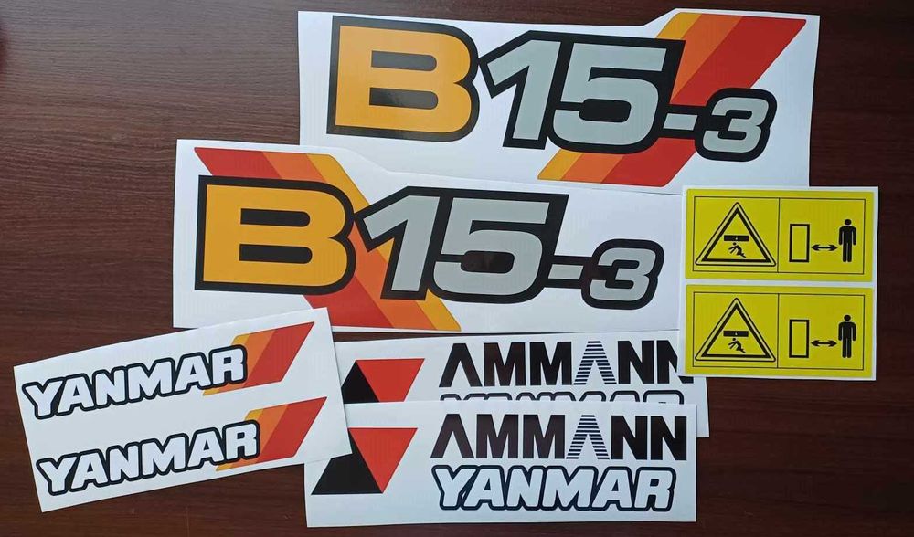 Naklejki na maszyny rolnicze budowlane samochody ciągniki przyczepy