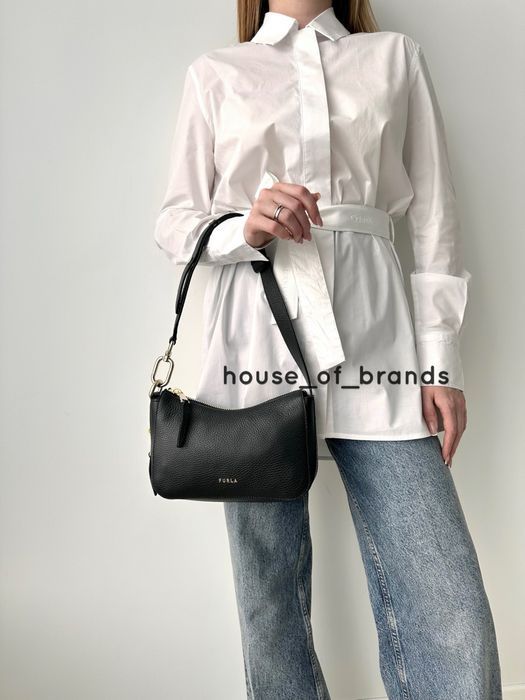 Furla Skye Hobo Жіноча шкіряна сумочка фурла хобо женская сумка кожа