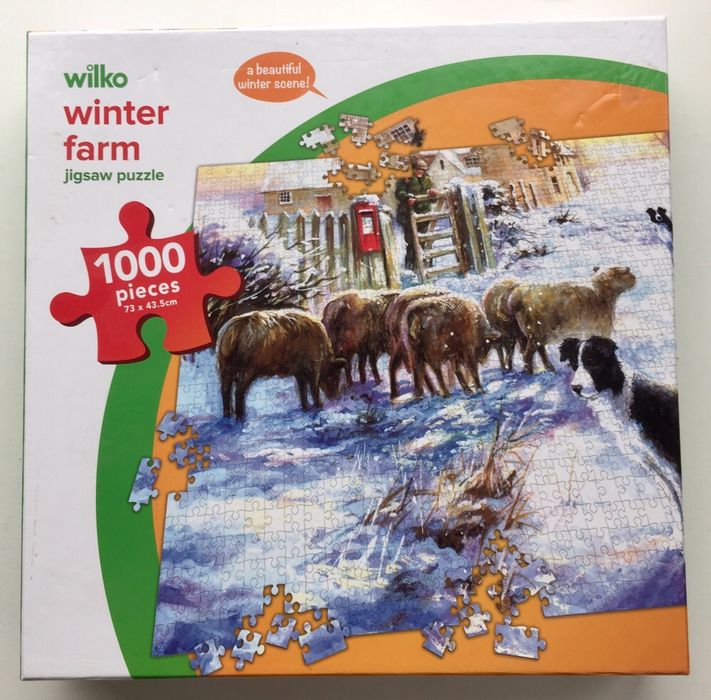 Wilko Winter Farm Puzzle 1000 elem. Zimowa Farma