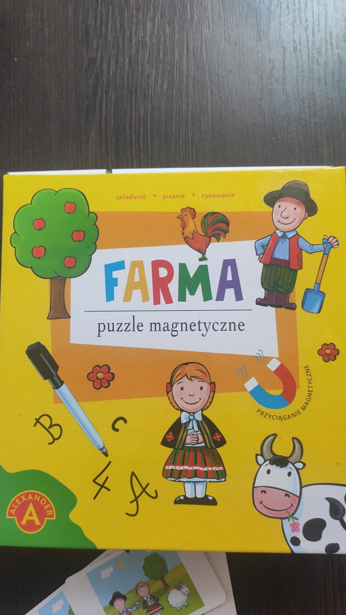 Puzzle magnetyczne Farma dla dzieci