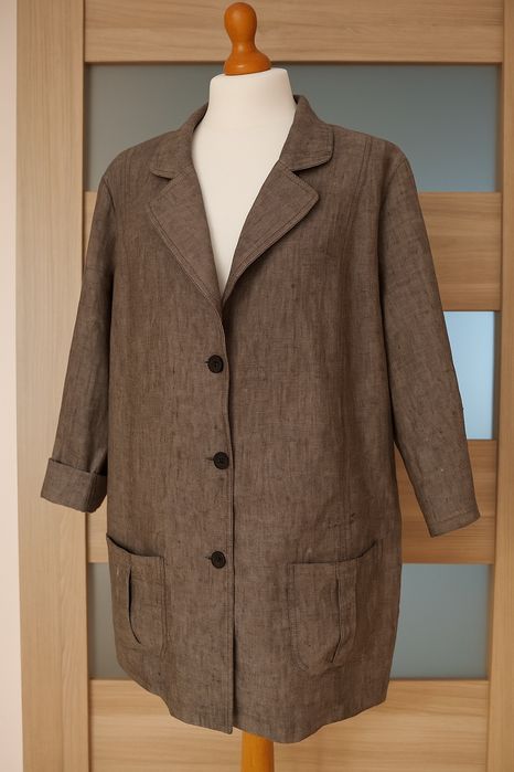 Żakiet lniany dla kobiety