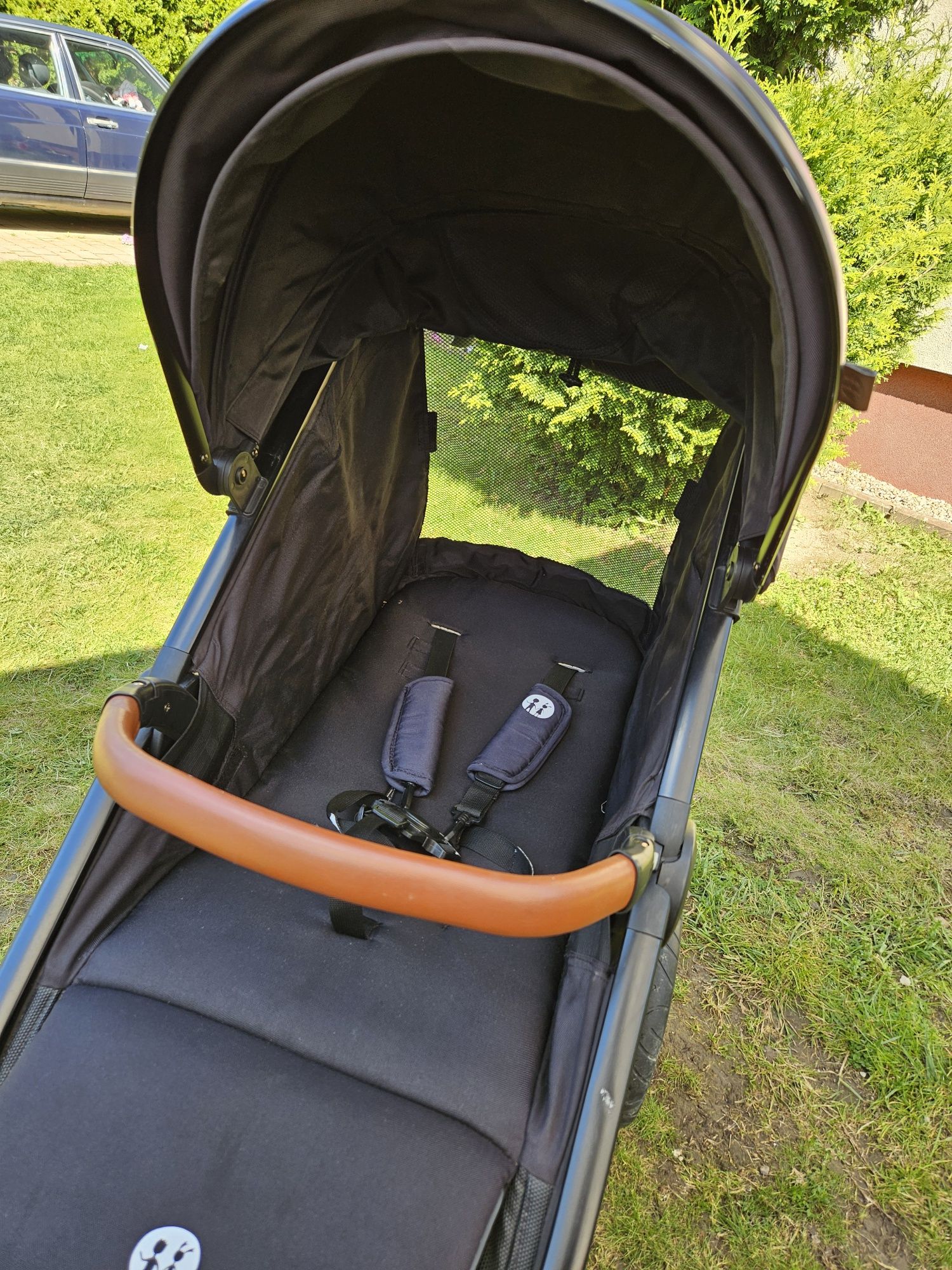 Wózek spacerowy Petite&Mars Air+ Oak Antracithe Blue