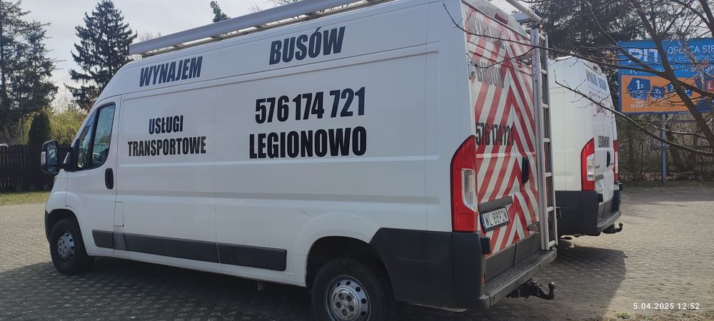 Wypożyczalnia wynajem aut busa busów usługi transportowe Wieliszew bus