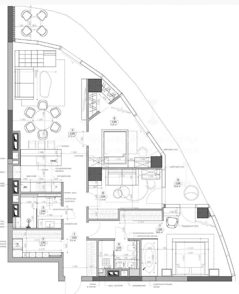 Продажа 4 квартиры 124,5 Taryan Towers адрес Іоанна Павла ІІ, 12