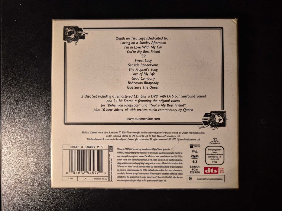 QUEEN- A Night At The Opera  CD+DVD