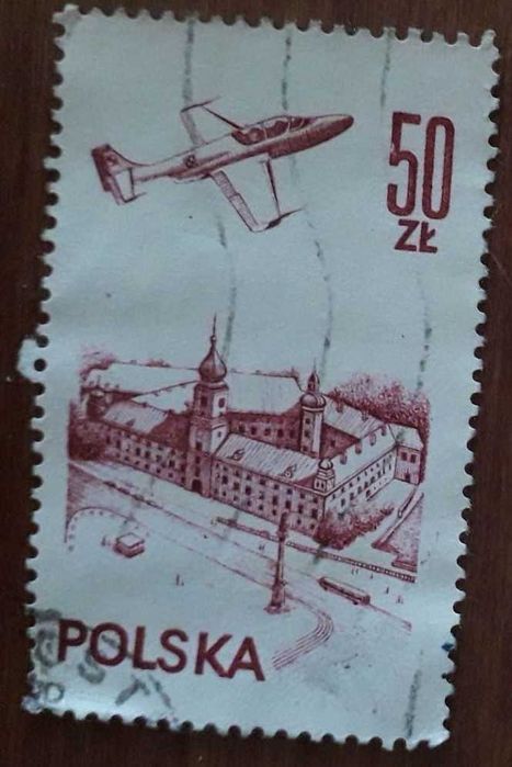 Znaczek pocztowy nowoczesne samoloty lotnictwo Polska 1978