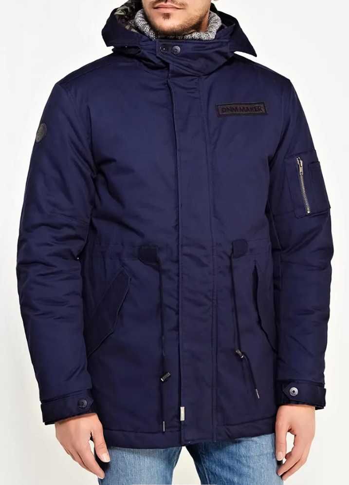 Зимняя мужская куртка, парка Blend 52/54 синяя