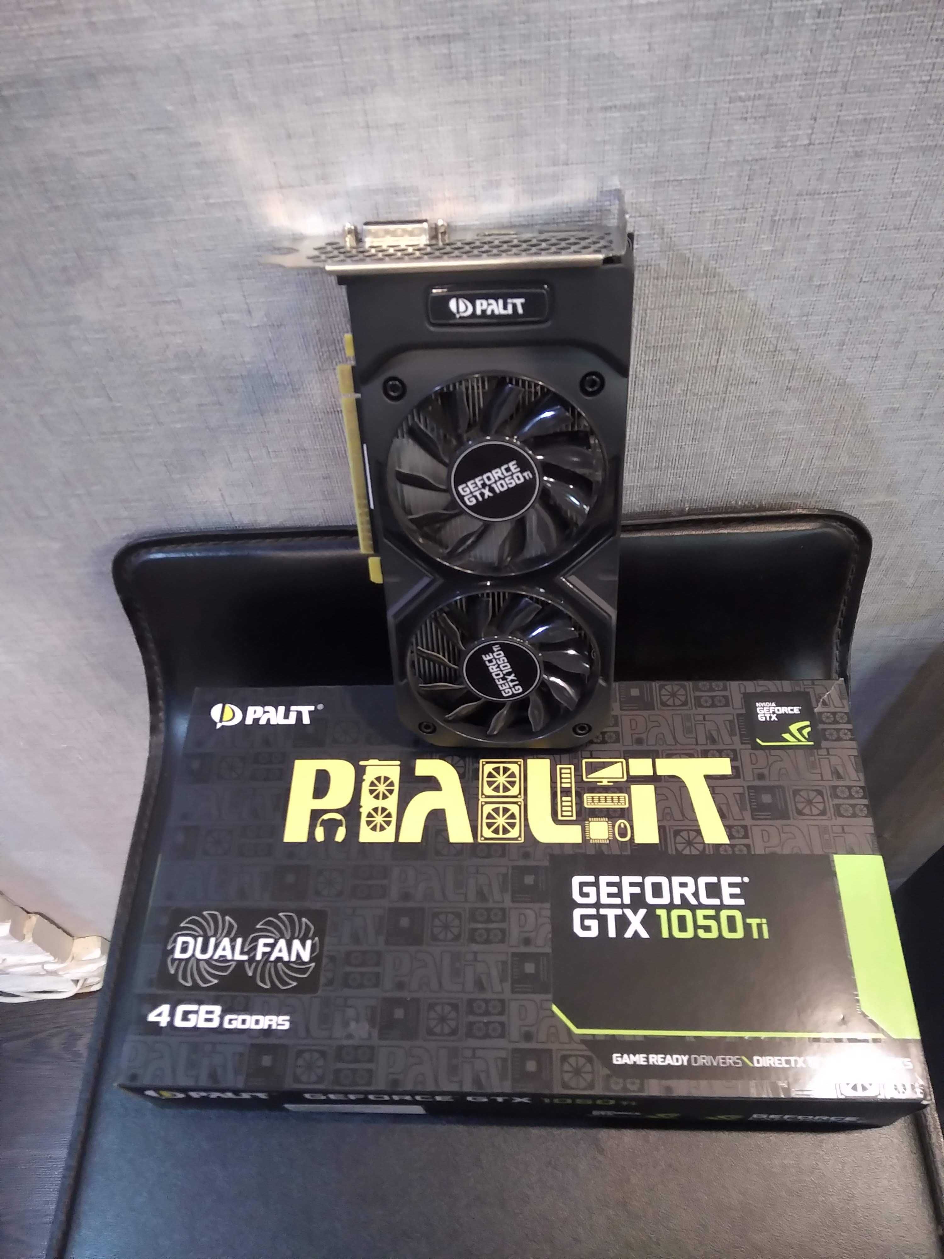 Відеокарта Palit 1050Ti 4GB. Стан нової/Ідеал.