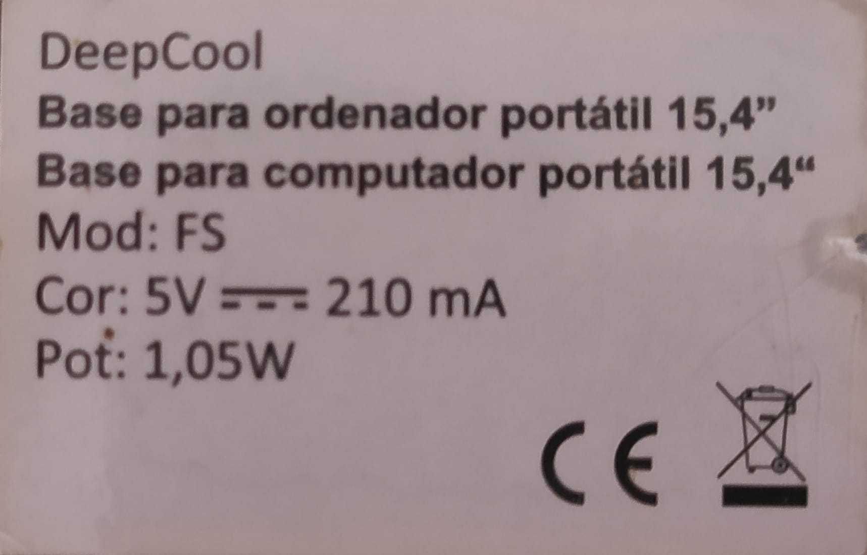 Cooler laptop 15,4" DeepCool