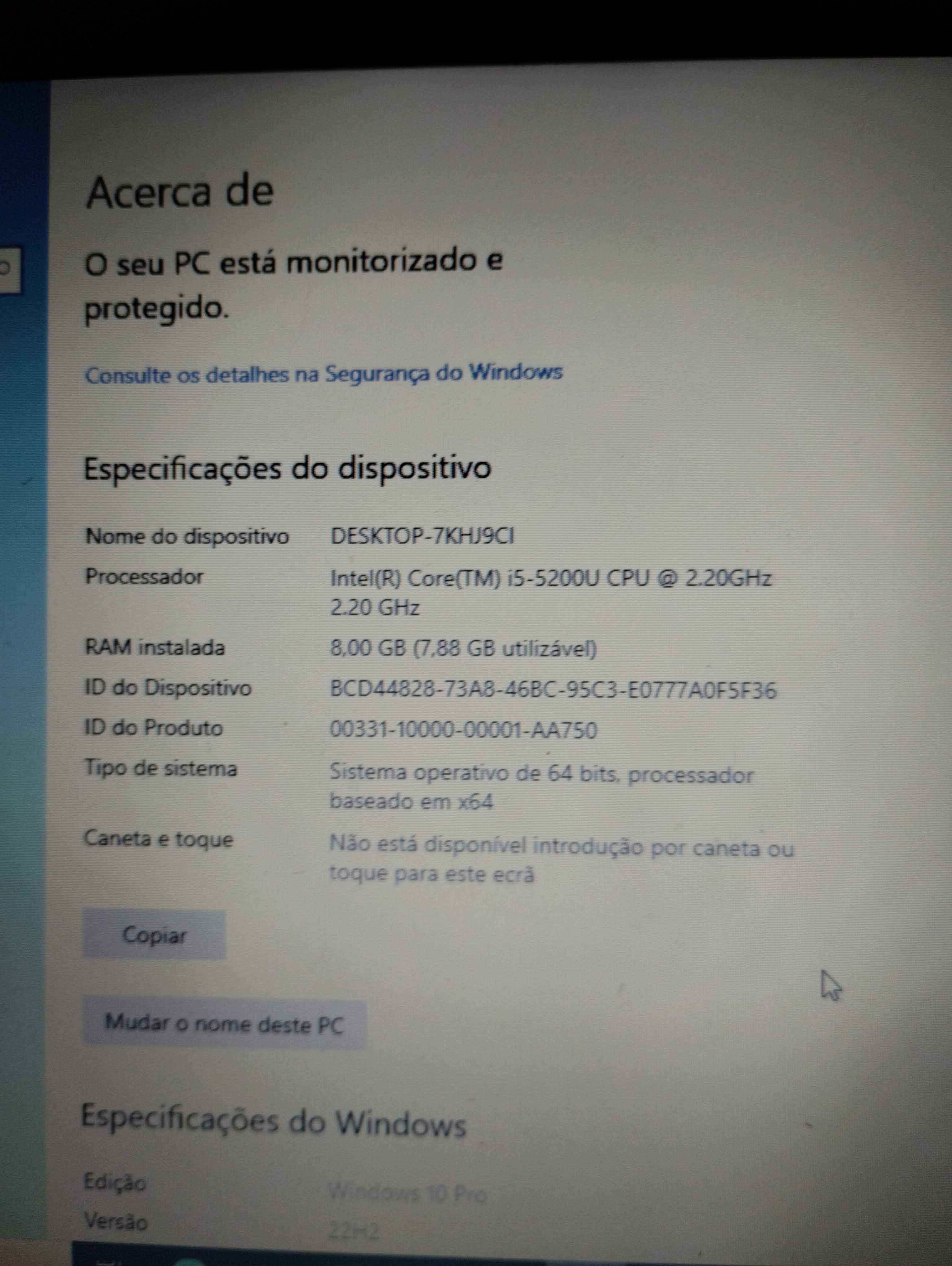 HP EliteBook 820 G2 i5 5200U 2.2GHz/2.7GHz 8GB SSD 240GB Ecrã 12,5"