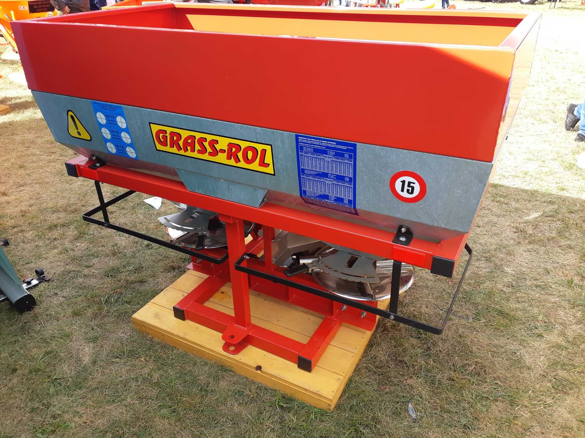 Rozsiewacz HIT STRUMYK grass-rol 600/1600 hydraulika Nowy Dowóz 2025