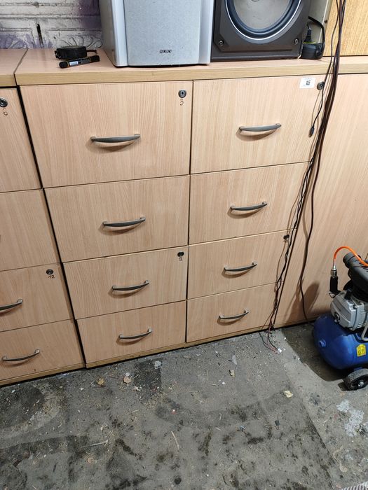 Szafa biurowa 90x120 z szufladami na dokumenty, do garażu, magazynu it