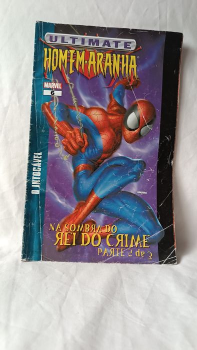 Revista Banda desenhada. Homem-Aranha. Antiga. Marvel 6