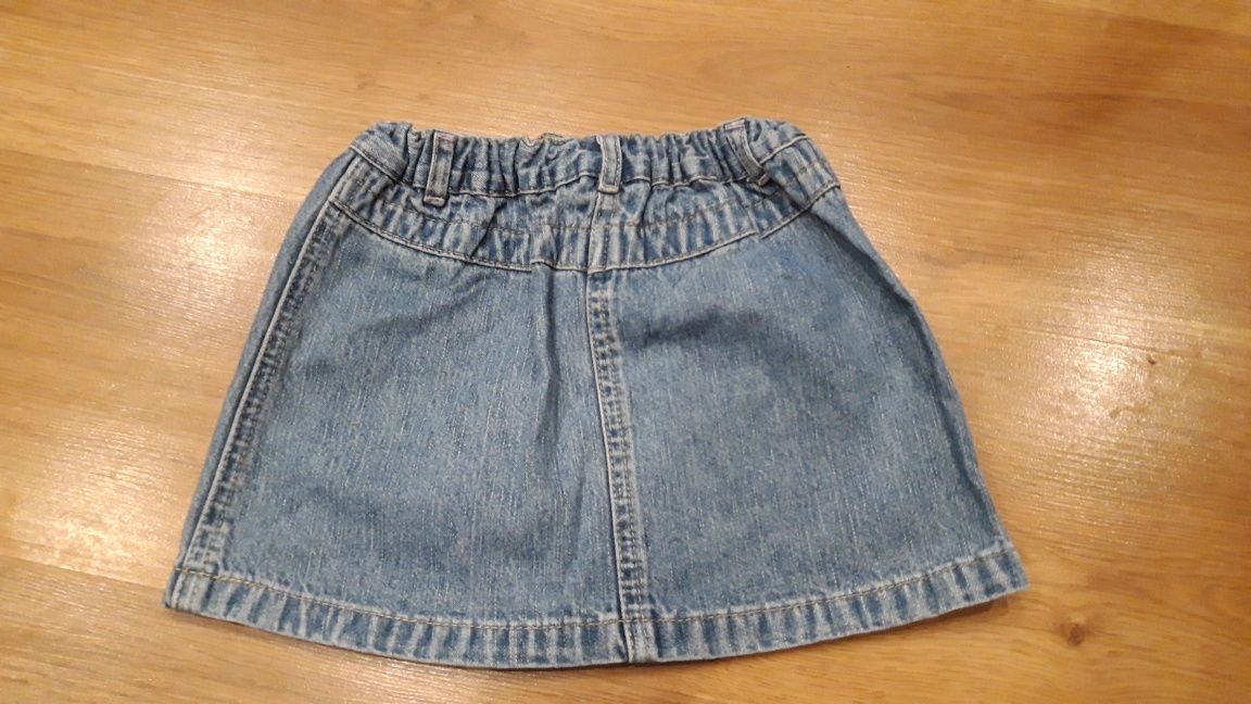 Jeansowa spódniczka Cherokee retro r. 92 cm