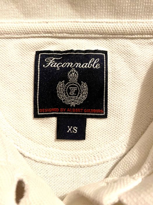Polo branco Façonnable