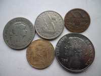 Lote 5 moedas da Republica Portuguesa