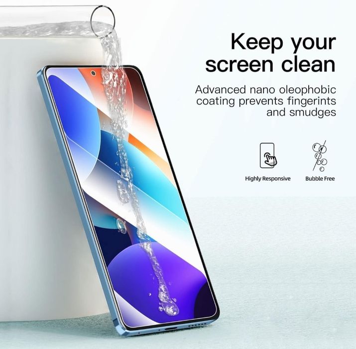 NEW'C 3 sztuki Szkło dla Xiaomi Redmi Note 12 Pro, 12 Pro+ 5G