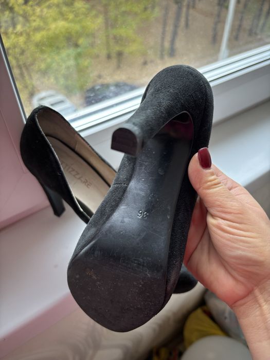 Туфлі 37 натуральна замша