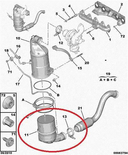 6400грн Сажовий сажевый фільтр 1,6 HDI DV6 DV6TED4 пежо сітроен...