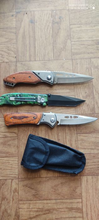 Komplet noży/scyzoryków 2 sprężynowe