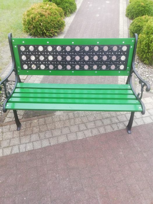 Ławka ogrodowa żeliwna