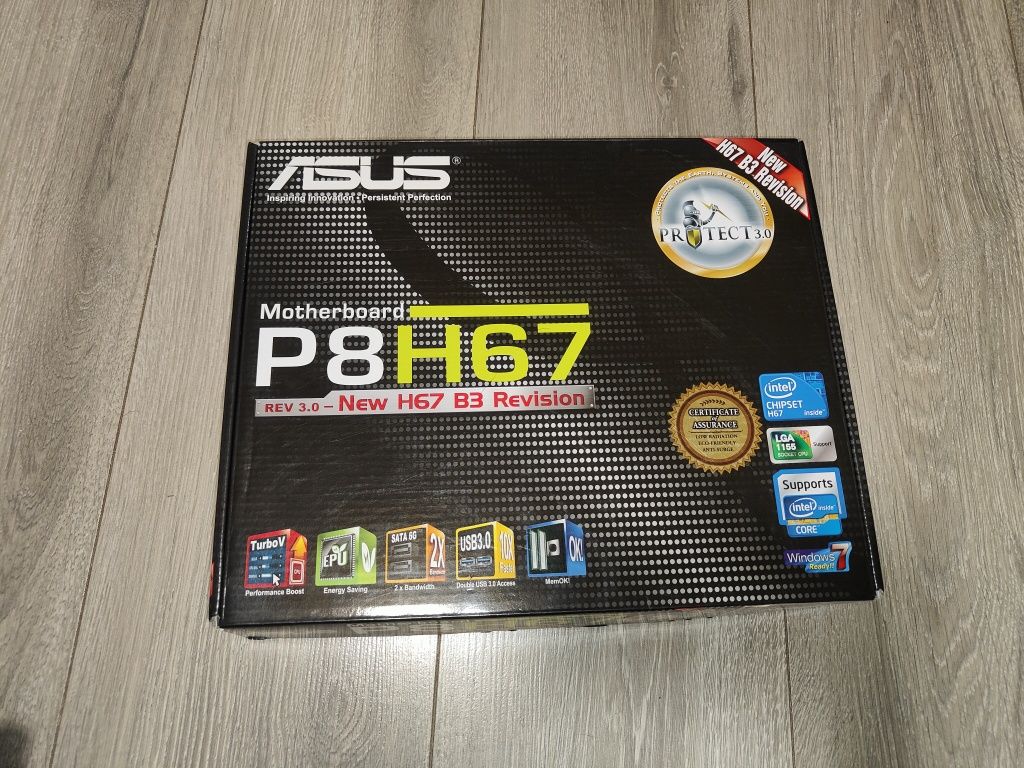 Продам материнскую плату Asus p8h67