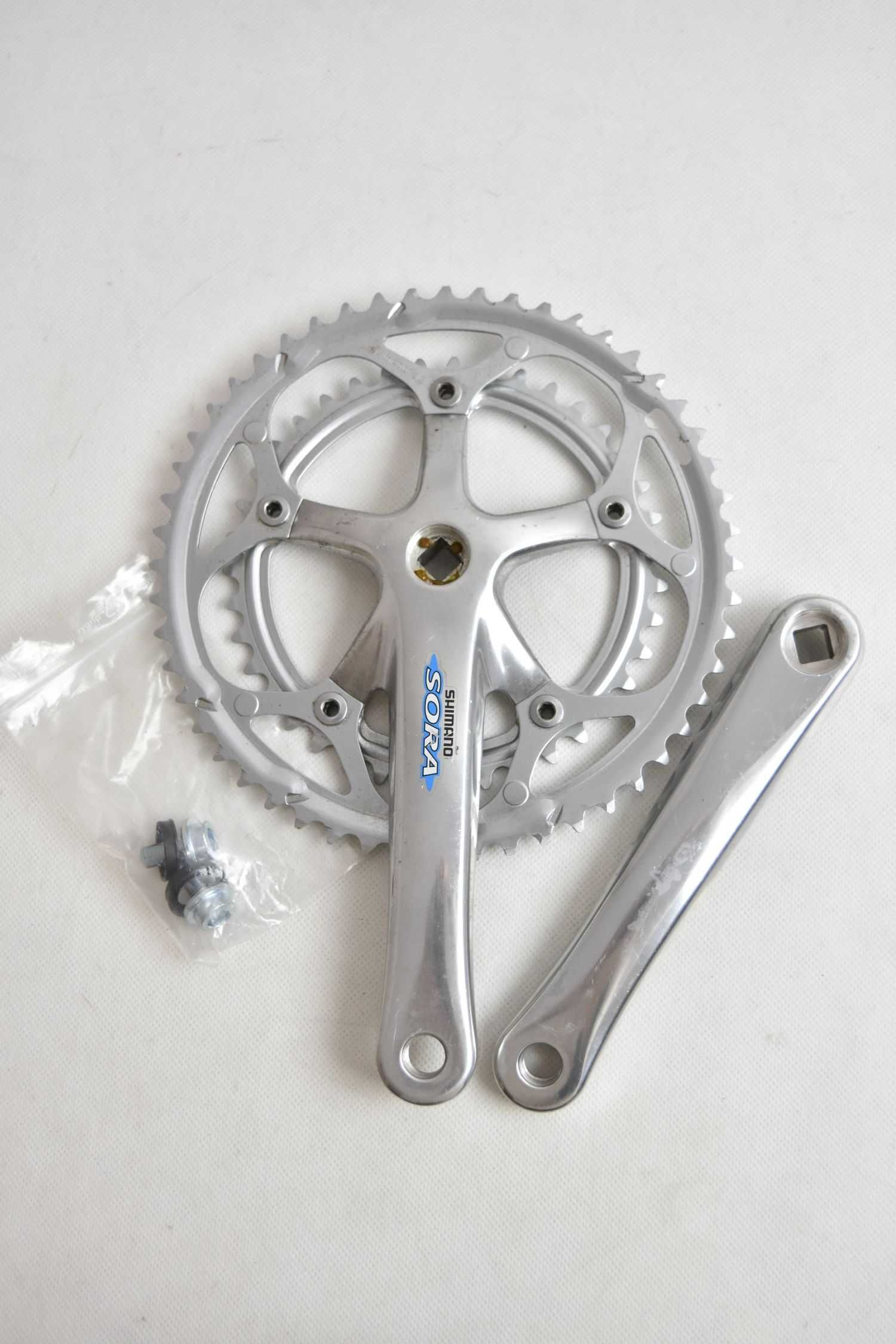 NIEUŻYWANA korba szosowa SHIMANO SORA fc-3300 ! kwadrat ! 170mm 52/39z