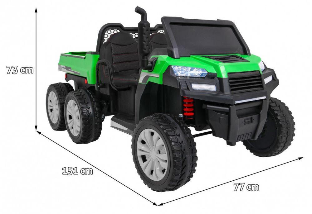 Autko Farmer Truck dla 2 dzieci Zielony