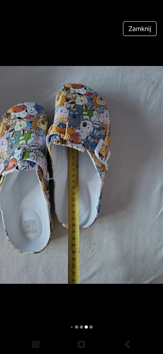 Klapki chodaki mule piankowe 37 unisex