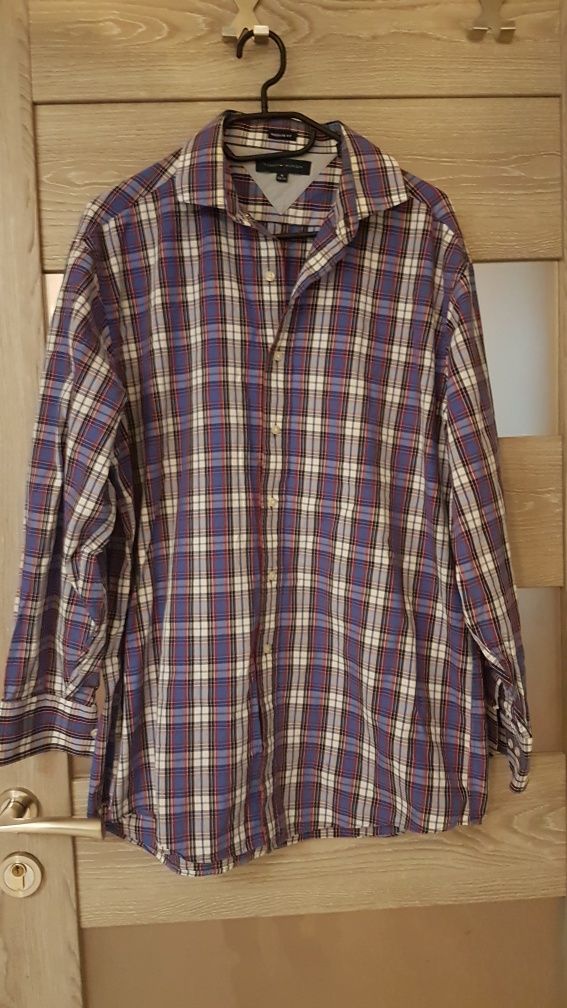 Męska koszula w kratkę Tommy Hilfiger rozm.L