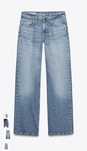 Джинси нові trf wide leg mide-rise zara