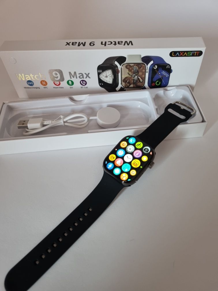 Smartwatch 9 Max Czarny