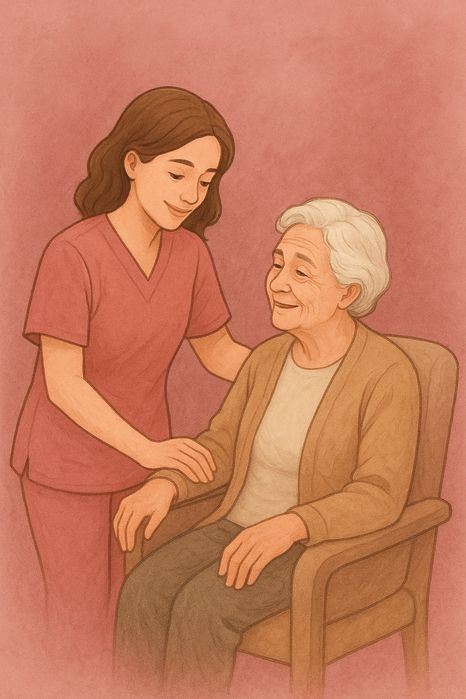 Se necessita que cuide do seu idoso/a contacte me.