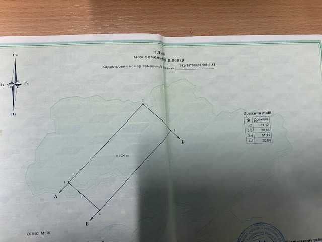 Земельна ділянка в с. ЯРИШІВКА 61.35 сотки