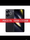 Xiaomi Poco F6 Black 12+511Gb/6.67'SuperAmoled/NFC/Snapdragon 8s Gen 3