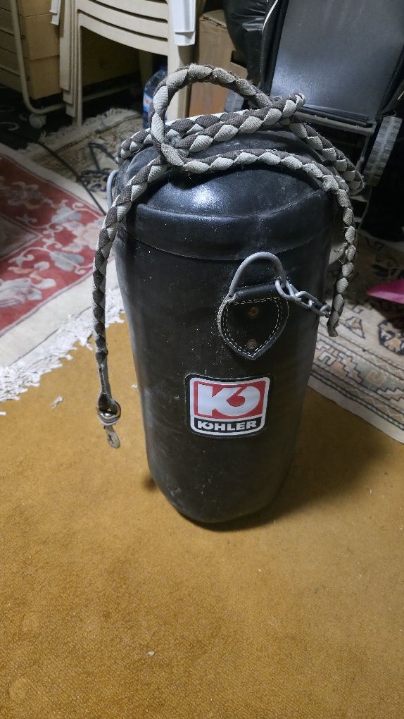 Saco de boxe usado
