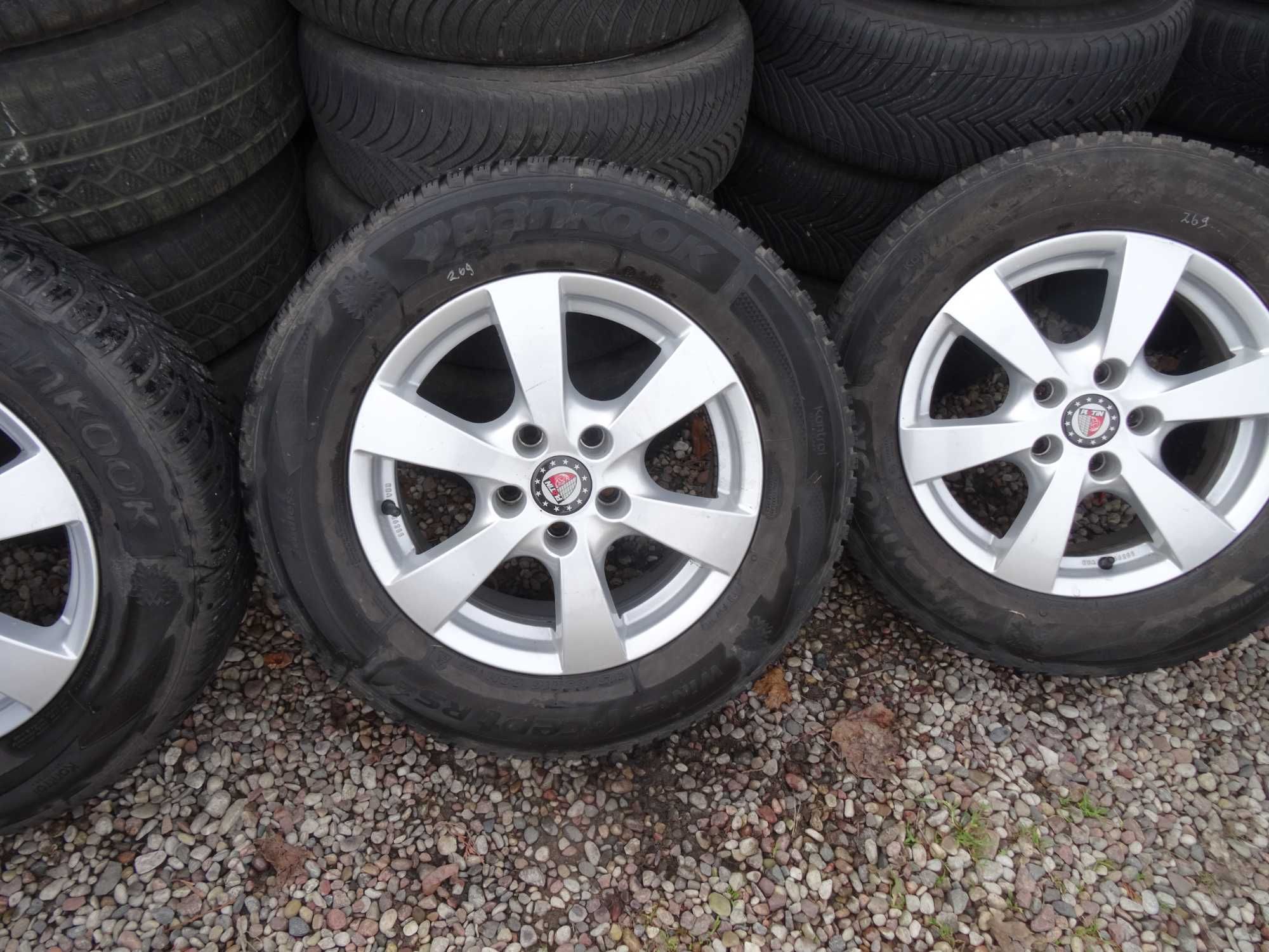 Opony Kia Hyundai Mazda Toyota 5x114,3 zimowe + alufelgi R161 (269)