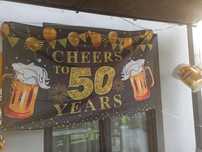 Baner urodzinowy 50 lat ozdoby