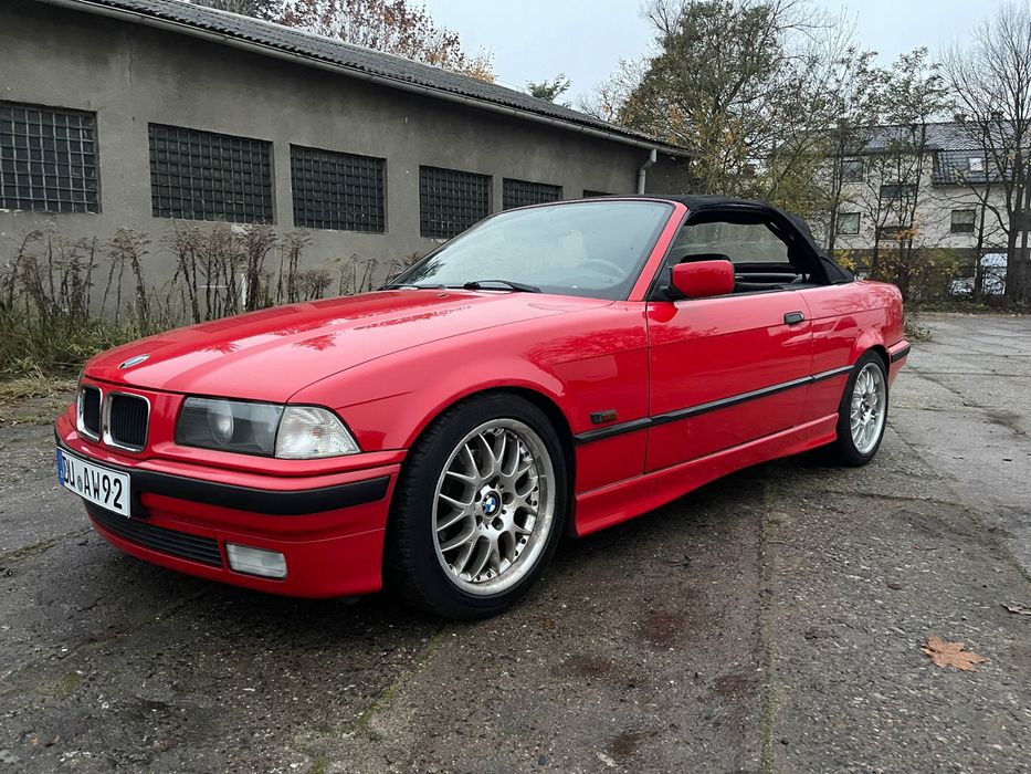 Bmw e36 cabrio 318i manual Hellrot! 19 lat w jednych rękach!