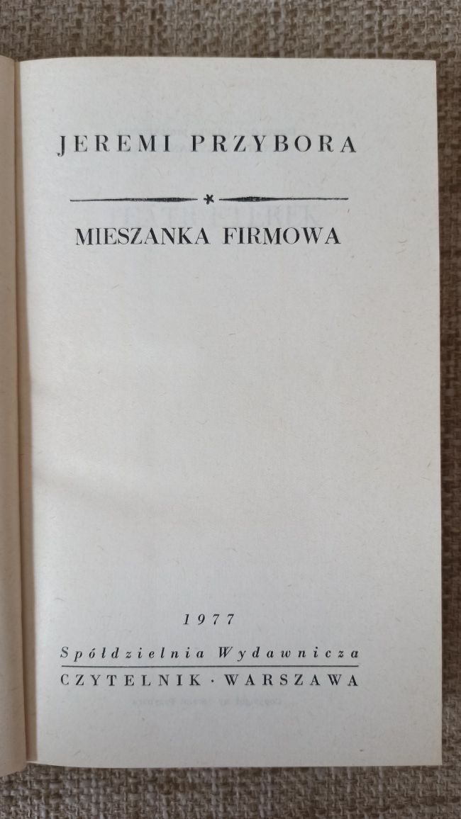 Mieszanka firmowa - Jeremi Przybora