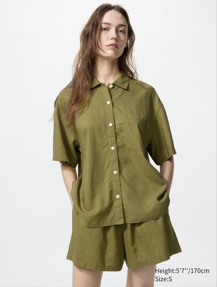 Нова піжама UNIQLO (льон + віскоза)