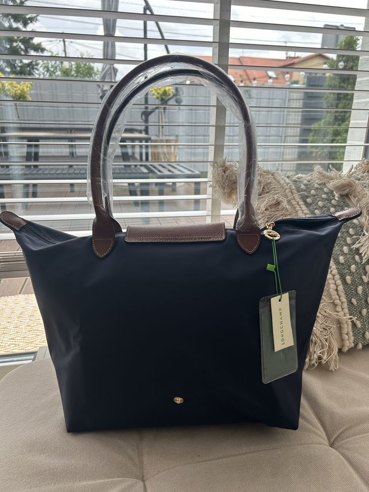 Longchamp torebka granatowa L