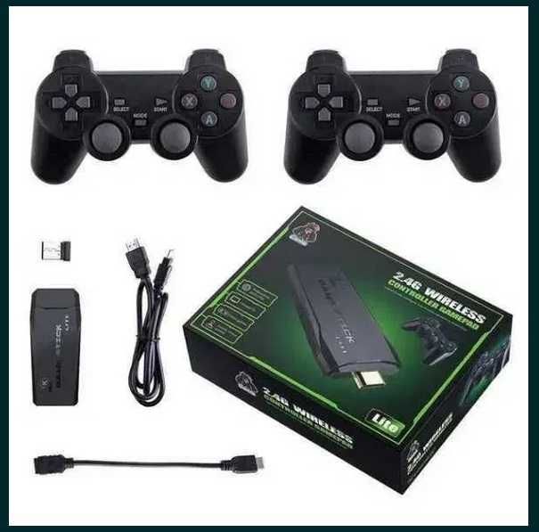 Портативна ігрова КОНСОЛЬ М8+ 2 ДЖОЙСТИКА. 10000 ігор! 64 ГБ,  4К